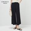 Women's Mulberry Silk Loose Fit Casual Cropped Pants