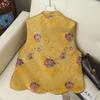 Zijden Jacquard Damesvest met Kikkerknopen - Nieuwe Chinese Stijl voor Lente & Herfst