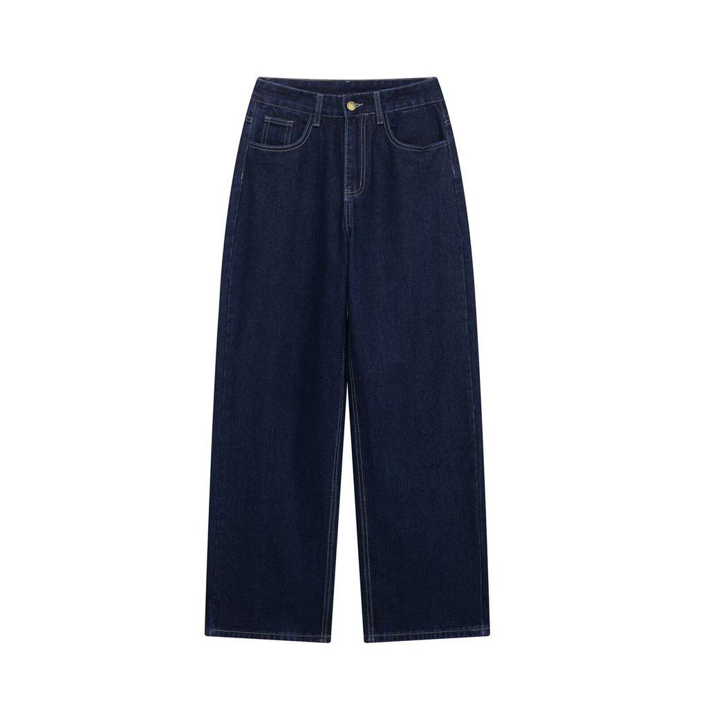 European and American French women's clothing fashion retro waist strap waist lapel denim jacket pants