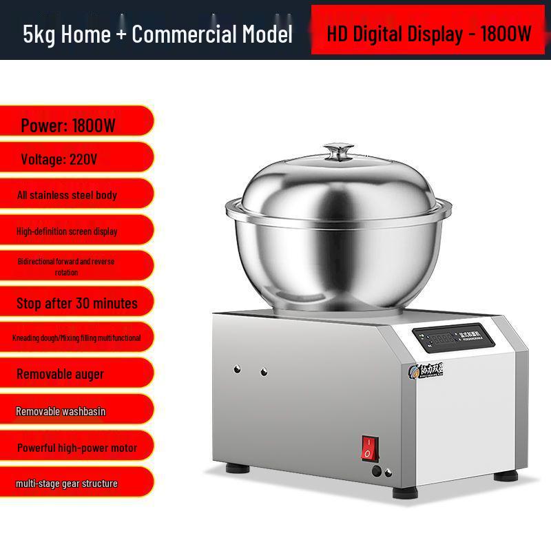 Compact Multi-functional Automatic Dough Mixer for Home Use