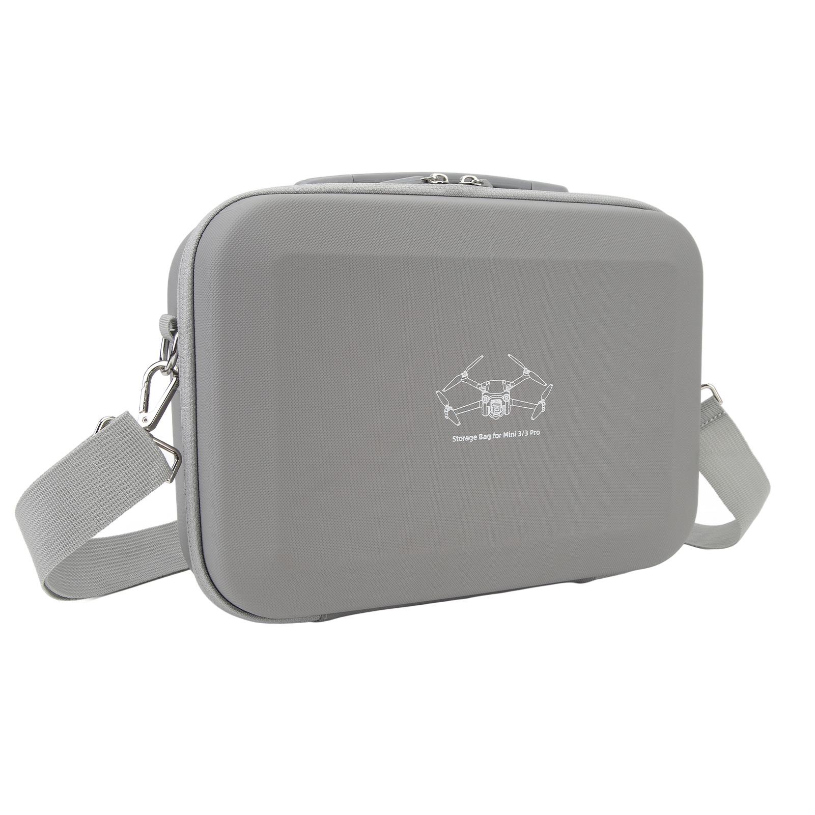 

Drone Carrying Case Storage Box Bag PU Hard Shell Soft Liner Waterproof with Detachable Shoulder Strap Drone Accessory for MINI 3 PRO