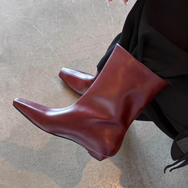 Women's Autumn New Women's Short Boots 2026 Casual Waterproof Gothic Motorcycle Boots Designer Fashion Flat Shoes