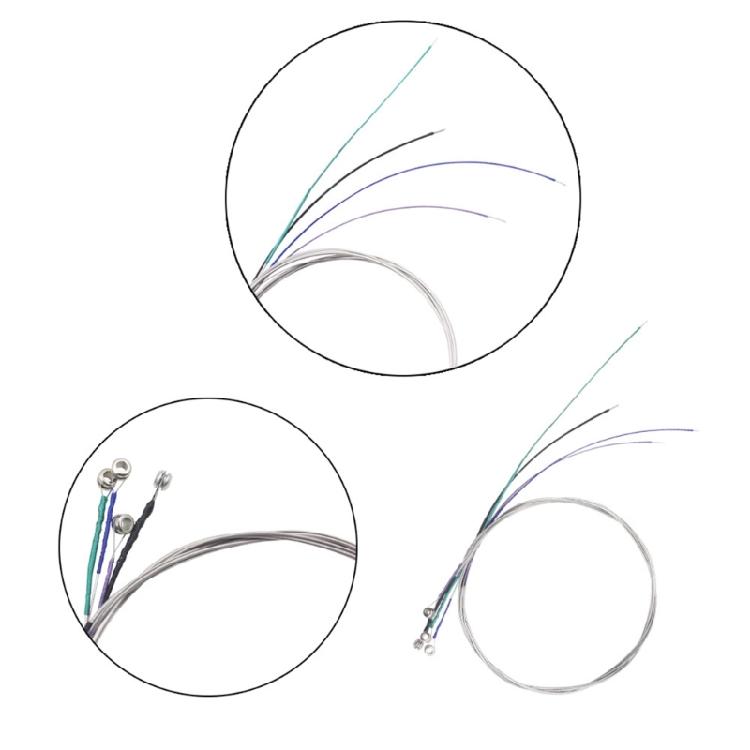 Viola Strings Replacement Full Set Stainless Steel Core Nickel Plated Ball End