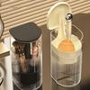 With Lid Automatic Lifting Makeup Brush Holder Dustproof Makeup Brush Organizer  Tabletop