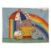 Wandteppich Wandbehang Cartoon Hintergrundtuch Hängendes Tuch Schlafzimmer Raumdekoration Tuch Net Red Foto Wandtuch