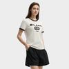 Fila Milano Italian Luxury Sports Collection Fashion Versatile Comfortable Casual Knit Short Sleeve T-Shirt Women Tops F11W525104F-LK