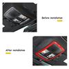 Car Roof Reading Light Frame Decoration Cover for Dodge Challenger 2010- Red