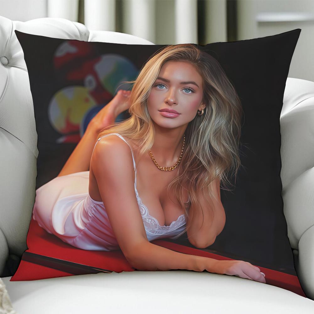 HHannah Palmer Internet celebrity cushion cover Birthday Anniversary Gifts Double Sided Printed Zipper Cushion Cover
