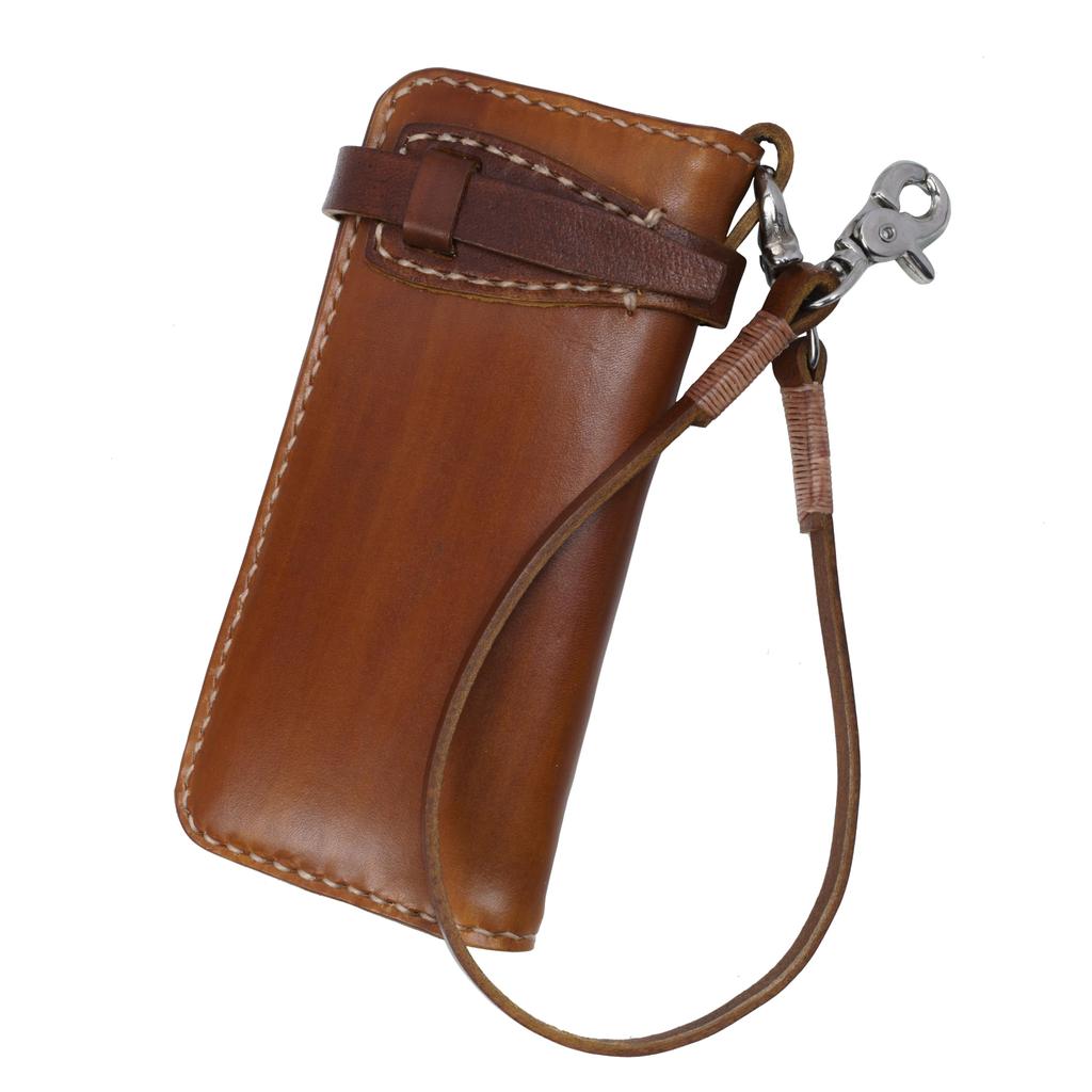 Long Wallet Chain Leather Bifold Genuine Vintage Leather Long Long Long American Concho Birthday sbb0004 [ASIAN ZACCA] Biker's Wallet, Wallet, Set,