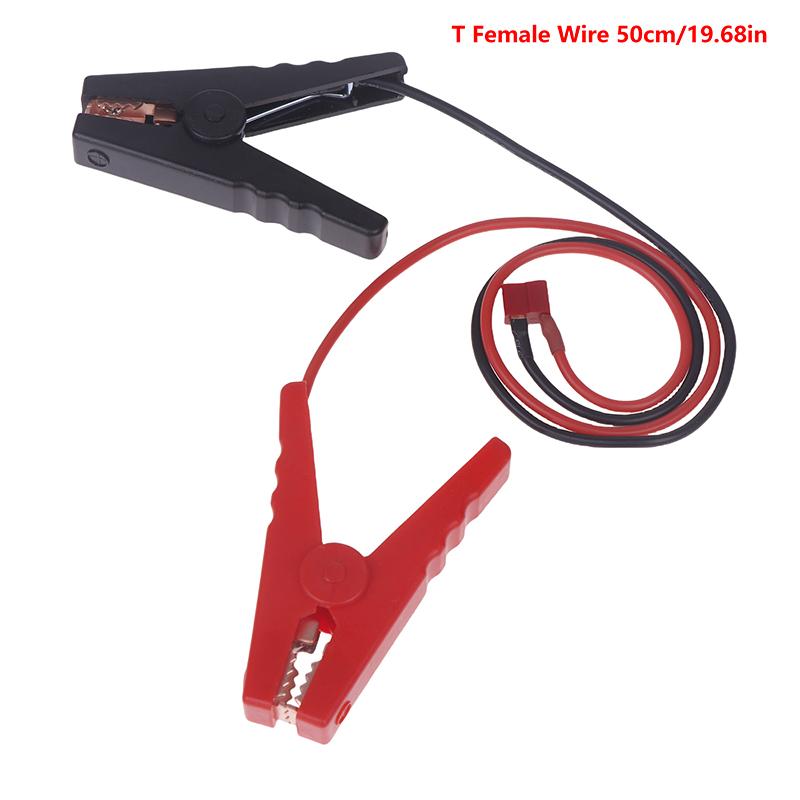 

14Awg 50Cm Alligator Clip To T Plug/Xt60-H Female Plug Cable Wire For Isdt Q6 Charger Spare Part Diy Accessories