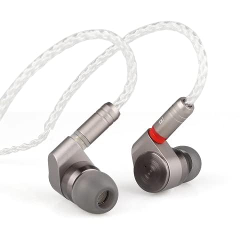 TINHIFI T2 Direct HiFi 2DD Double Dynamic Drive Ohrhörer Bass DJ Metallkopfhörer IEM Ohrhörer für Audiophile Ergonomische Komfortable Ohrhörer