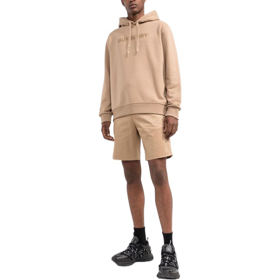 Burberry Logo Print Cotton Hoodie 80553171