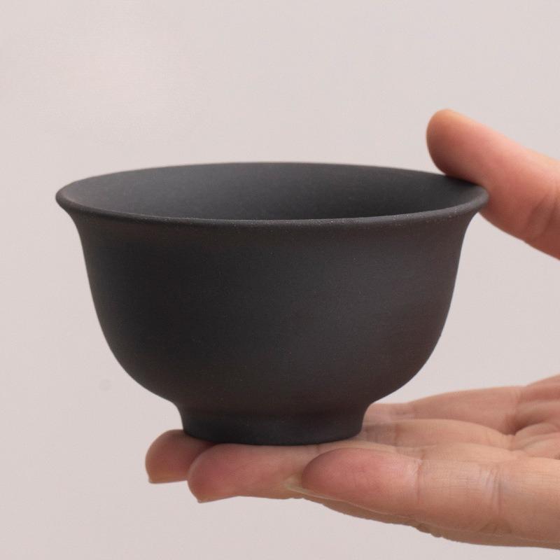 High-grade purple sand teacup single cup light luxury household kung fu tea set tea drinking tea cup master cup personal use
