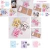 Stylish Anime Cartoon Print Wallet Mini Card Holder Easy Snap Closure Gender-neutral