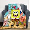 Spongebob Flannel Blanket Throw Blanket Soft Warm Sofa Bed Camping Home Decor Unique Christmas Gift C926601