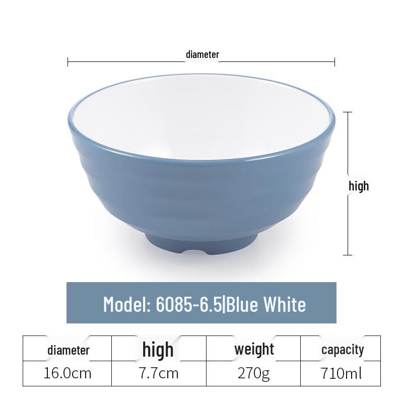 

Commercial Melamine Noodle Soup Bowl