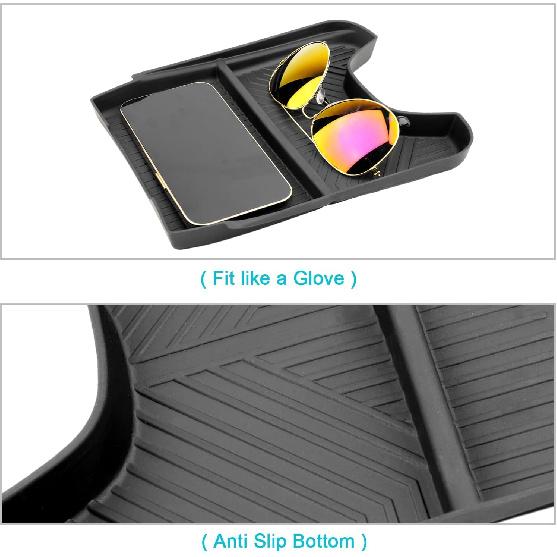 CDEFG 2023 2024 2025 2026 HR-V Center Console Organizer Tray for 2023-2026 Honda HR-V Lower Console Tray Storage Box Floor Tray Sunglasses Holder