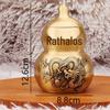 Brass Fire Dragon Gourd Desktop Ornament for Home and Kitchen Décor
