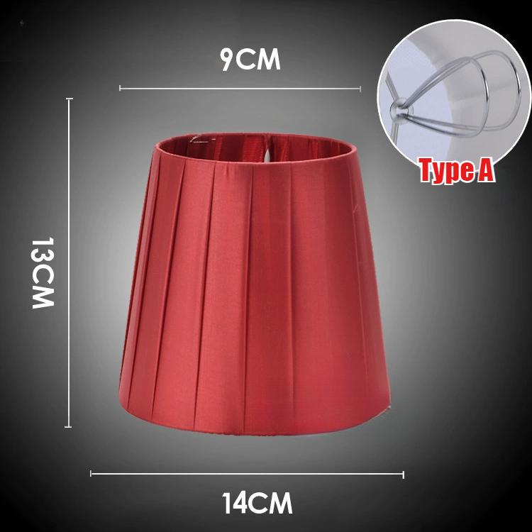 14cm Small Glass Chandelier Lamp Shades, Modern Wall Lasmp Cover, Clip on  for Bedrooms Living Room