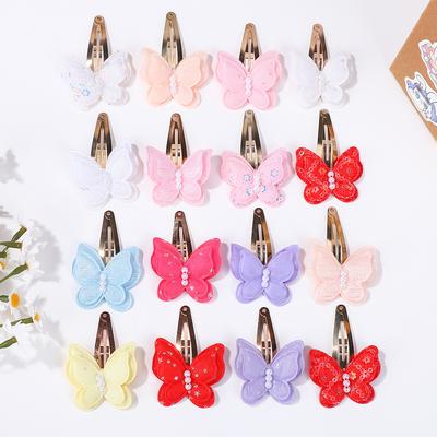 60pcs Random Color Style Butterfly Hair Clips Boutique Hair Bows Hairpins Barrettes for Kids Hair Acesssories