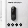 1080P Wireless Video Doorbell Camera, Night Vision, Intelligent AI Detection, Two-Way Audio, 2.4GHz Wi-Fi Support, Chime Included, Battery Powered,