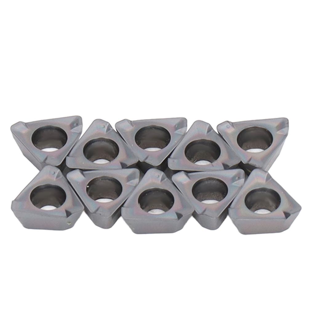 10 Stück Dreheinsatz Hartmetallklinge Drehbankfräser Fräsen CNC Werkzeugset Ausrüstung