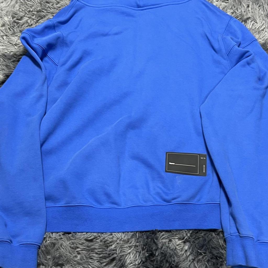 [USED] WELLDONE Hoodie, Blue Pullover, G-Dragon, Korea