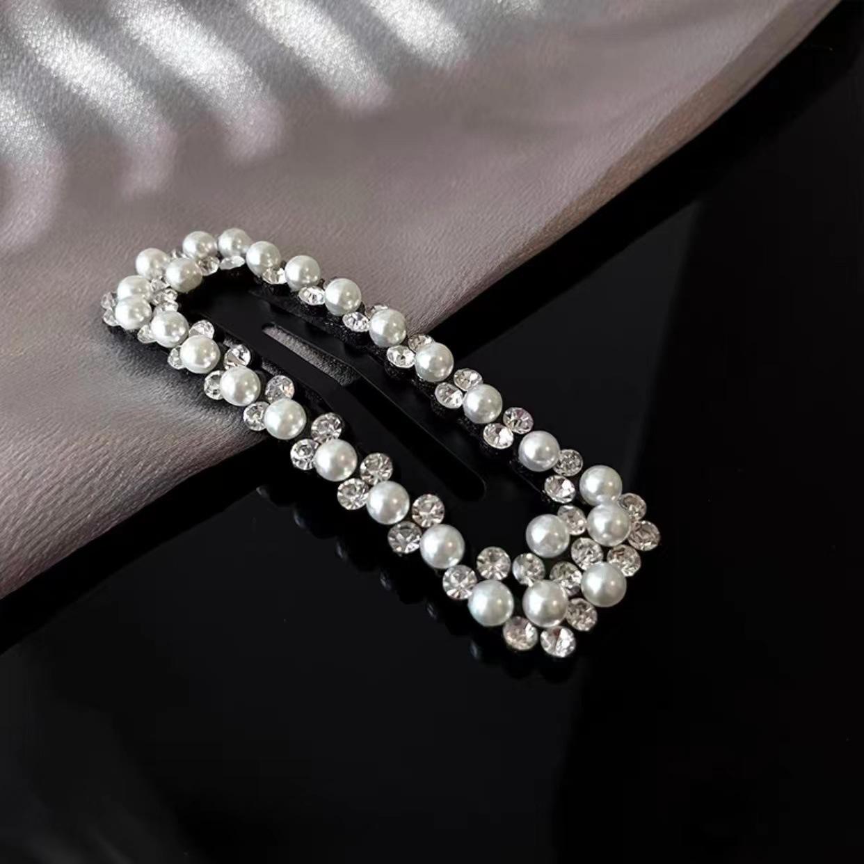 

Жемчужная заколка для волос для женщин, Аксессуар для волос для взрослых, Хрупкая заколка для волос, Заколка для боковой челки, Боковая за, Заколка-невидимка, Шпилька.