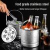 ZISIZ Thickened Portable Ice Bucket