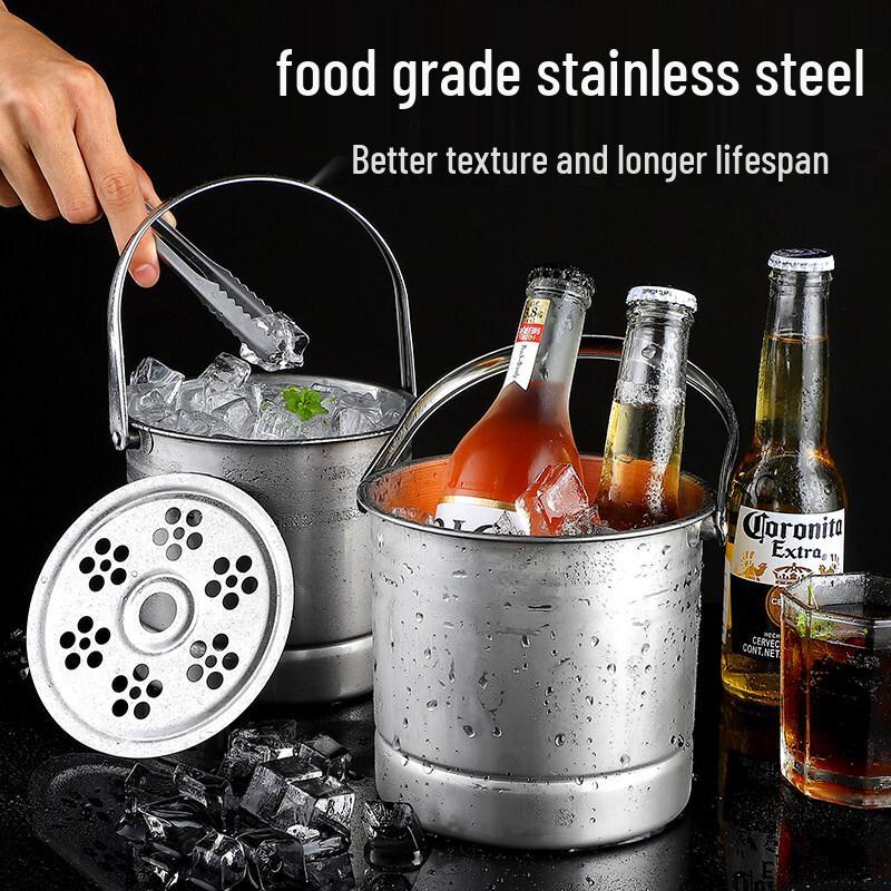 ZISIZ Thickened Portable Ice Bucket