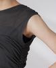 Nano Universe Docking Bustier Sheer Size Top, Women's, M, 023, Charcoal, 669-5124323