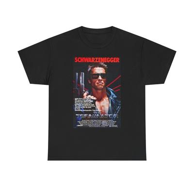 The Terminator Graphic T Shirt Movie Poster Unisex Heavy Cotton Tee Unisex T-Shirt