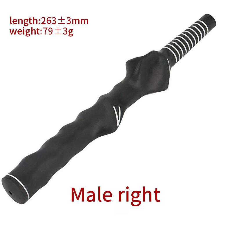 High Quality Durable Golf Rubber Hand Shape Grip Exercise Pole Grip Swing Training Outdoor Golf Position Practice Tools