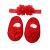 Socks + Headband Set Baby Princess Flower Socks 0-12M Toddler Cute Socks 0-24 Months