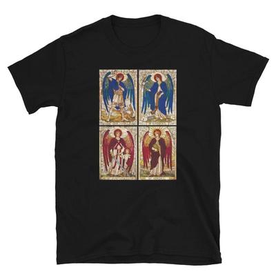 Raphael Gabriel Michael Uriel Pagan Religious T Shirt