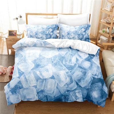 Lce Blue Bedding Set Duvet Cover Set 3d Bedding Digital Printing Bed Linen Queen Size Bedding Set Fashion Design