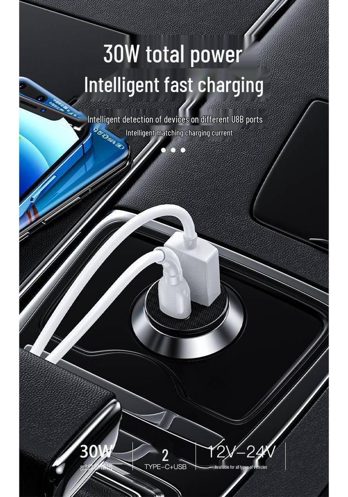 PISEN 20W USB Fast Car Charger for Apple 16/17 Cigarette Lighter Adapter