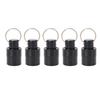 5PCS Drill Bit Holders with 1 Keychain Aluminum Alloy Portable Extension Bar Holder for Electric Ham