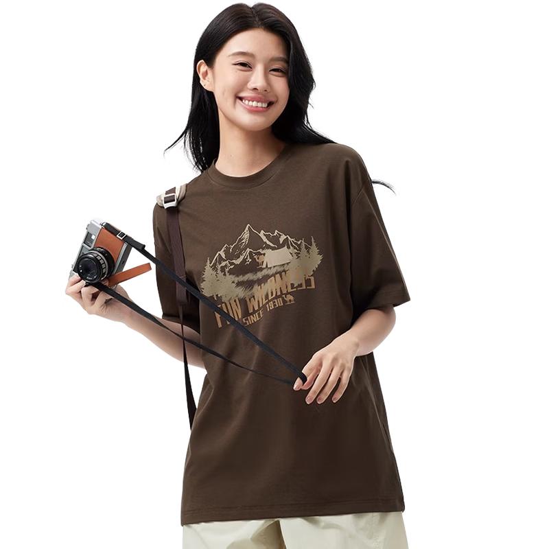 Camel Sorona Unisex Quick-Dry Cooling Round Neck T-Shirt S
