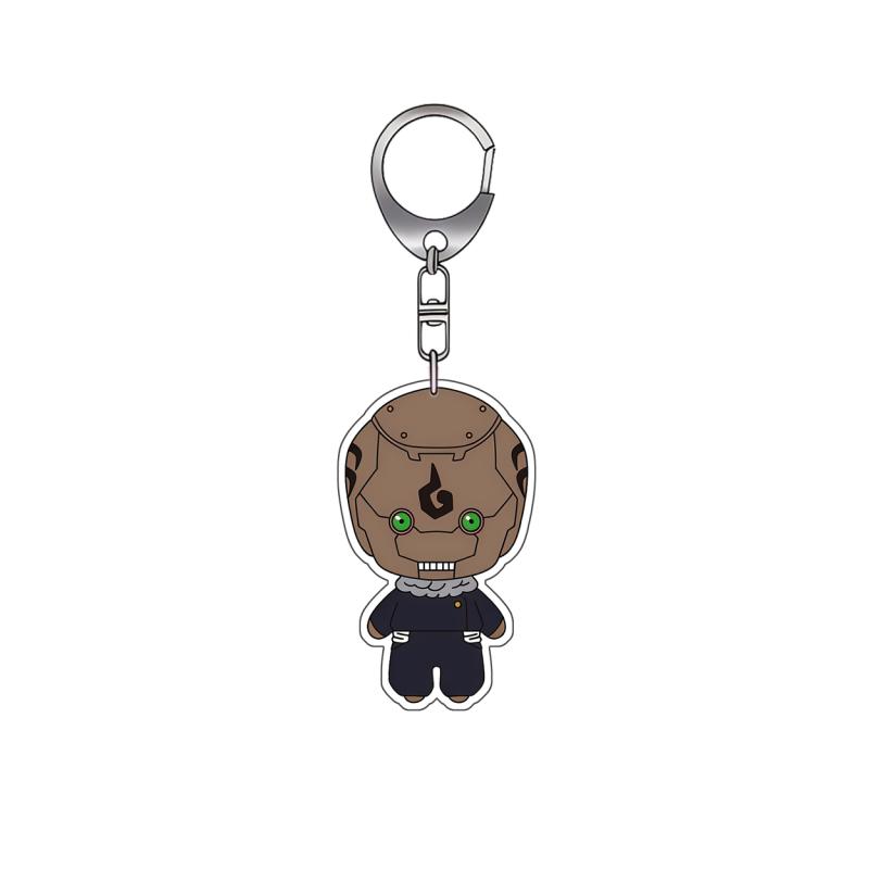 Porte-clés Acrylique Anime pour Jjk Mechamaru Kasumi Miwa Aoi Todo Suguru Geto Version Q Boucle de Clé Acrylique Auto-fabriquée Pendentifs Cadeaux