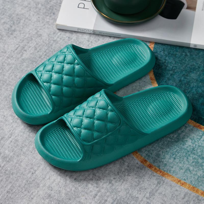 Candy color slippers outer wear women's indoor home couple non-slip men's sandals new