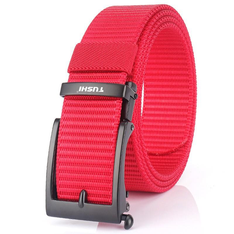 3.5 Nylon Belt Men's Canvas Young Students Korean Automatic Buckle