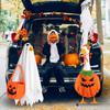 Festival Geese Outfit Weather Resistant Polyester Halloween Attire For Yard Decorations With Pumpkin Pattern