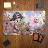 Cute Pirate Goblin Cannon Sea Adventure Mouse Pad Playmat 24"X14" MTG TCG Office Desk Mat for Work Game PC Laptop Rug MousePad