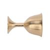 Brass Ornaments Wine Glass Shape 4cm Diameter 5cm Height Golden Vintage Style Home Decoration