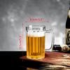 Acrylic Beer Cup Household Mug Mugs Drinking Glasses Handles Milk Coffee Juice Water Cup Barware Drinkware For Home Party Bar Ka