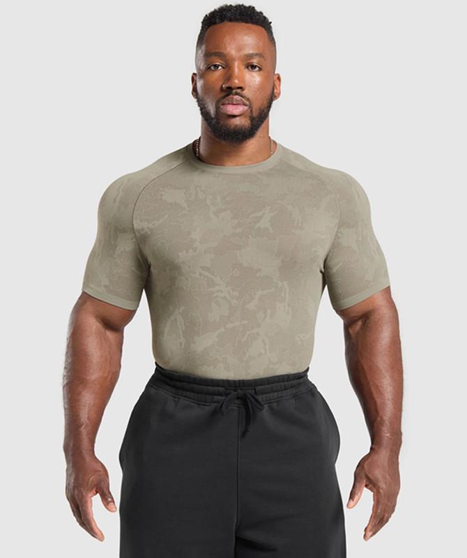 Men s Slim Fit Quick Dry Cycling Base Layer T-Shirt L
