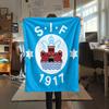 Silkeborg Sports Association  Print Flannel Blanket, High quality Comfortable for All Seasons, Home Decor, Warmth and Comfort