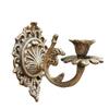 Europäischer Aristokrat Wandmontierter Gusseisen Kerzenhalter Bronze Alt Gartenbau Lebensmitteldekoration Hängende Ornamente Kerzenhalter