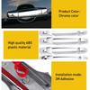 For 2007-2014 Chevy Silverado / GMC Sierra Chrome 4 Door Handle Levers Covers